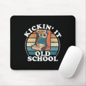 Kickin It Old School Retro 80er Arcade Game Video Mousepad (Mit Mouse)