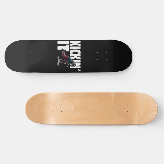 Kickin It Skateboard (Horizontal)