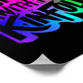 Kickin' It with my Kinfolfolfolk Funny Family Wied Poster (Ecke)