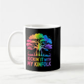 Kickin' It With My Kinfolk Funny Family Reunion Kaffeetasse (Links)