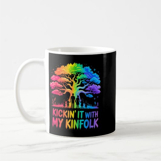 Kickin' It With My Kinfolk Funny Family Reunion  Kaffeetasse (Links)