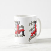 Kickin' it with Santa Kaffeetasse (VorderseiteRechts)