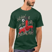 Kickin' it with Santa T-Shirt (Vorderseite)
