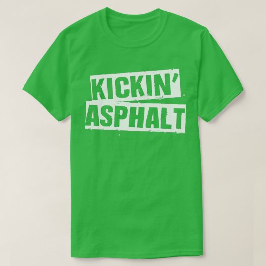 Kicking Asphalt Running Ironman T-Shirt (Design vorne)