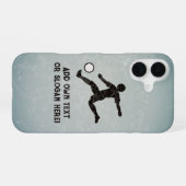 Kicking Football - Fußballspielerschaften - eigene iPhone 16 Hülle (Rückseite (Horizontal))