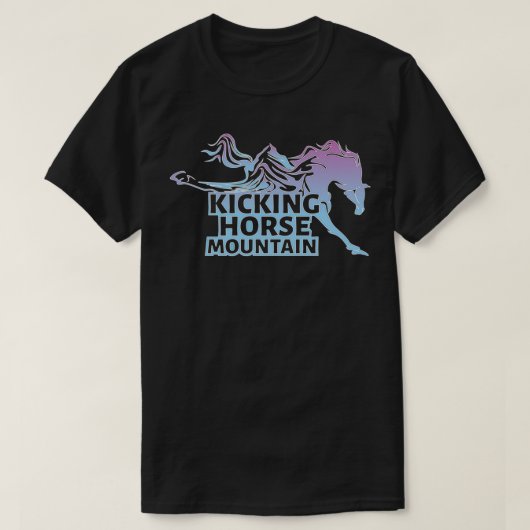 Kicking Horse Ski Resort and Mountain T-Shirt (Design vorne)