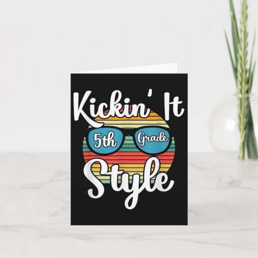 Kickin's 5. Klasse Byck to School Elementa Karte (Vorderseite)