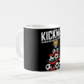 Kickmas Das schöne Spiel schöne Saison Kaffeetasse (Vorderseite Links)