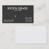 KICK'N GRAS VISITENKARTE (Vorne/Hinten)