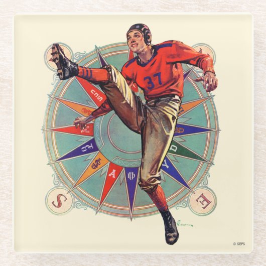 Kickoff Glasuntersetzer (Vorderseite)