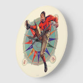 Kickoff Große Wanduhr (Winkel)