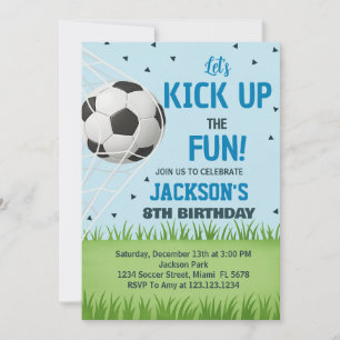 Kickoff Soccer - Einladung zum Geburtstag