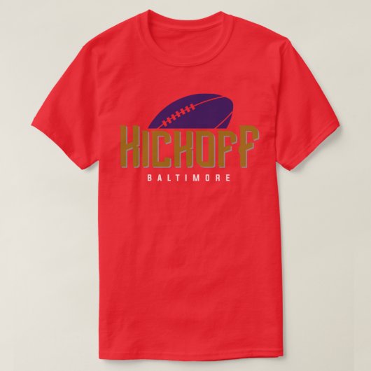 Kickoff-Team von Baltimore 8 T-Shirt (Design vorne)