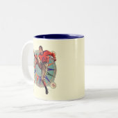 Kickoff Zweifarbige Tasse (Vorderseite Links)
