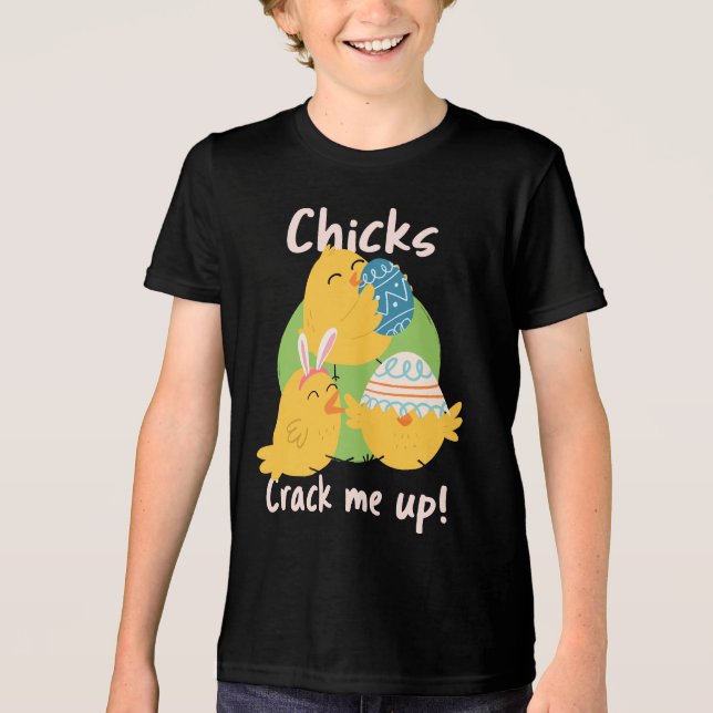 Kick's Crack Me Up! Shirt der Kinder (Vorderseite)