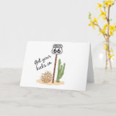 Kicks On Route 66 Karte (Gelbe Blume)