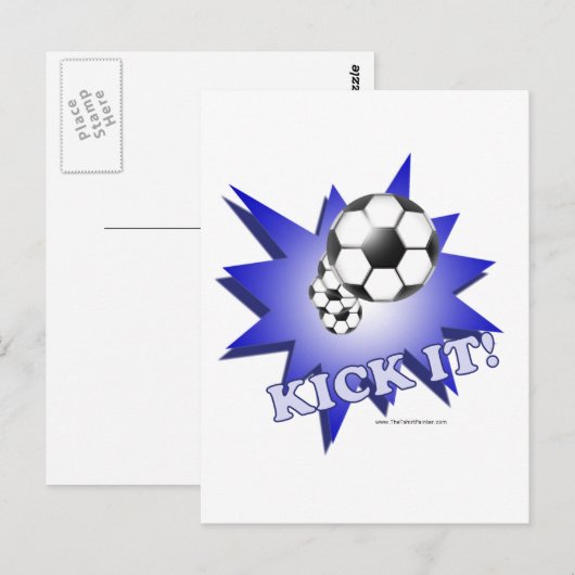 Kick's! Postkarte (Vorne/Hinten)