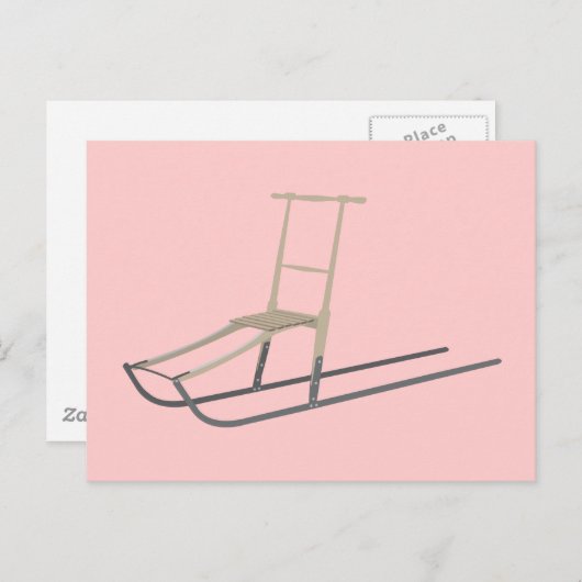 Kicksled Postkarte (Vorne/Hinten)