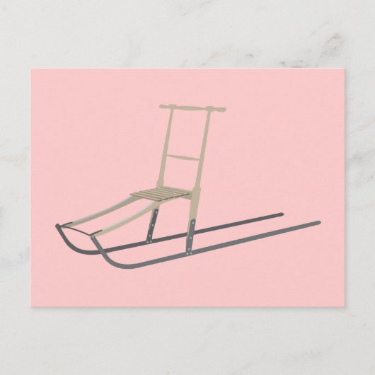 Kicksled Postkarte (Vorderseite)