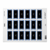 Kickstart der Feier zum 6. Geburtstag Adressaufkleber (Vorne)