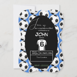 Kickstart der Feier zum 6. Geburtstag Einladung