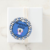 Kickstart der Feier zum 6. Geburtstag Geschenkanhänger (Beispiel)