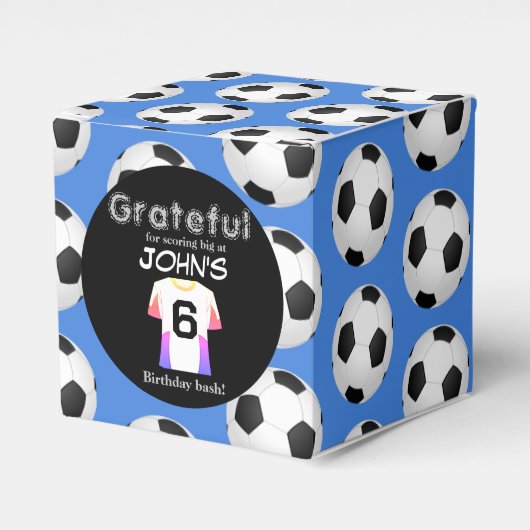 Kickstart der Feier zum 6. Geburtstag Geschenkschachtel (Vorderseite)