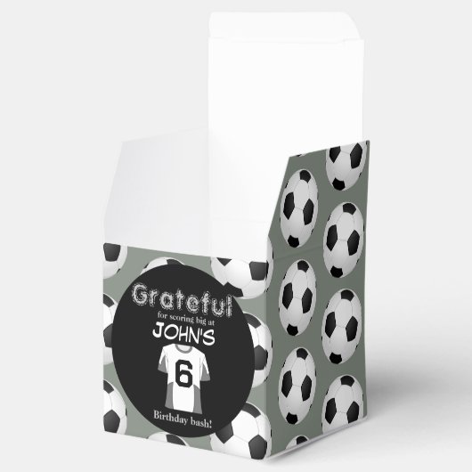 Kickstart der Feier zum 6. Geburtstag Geschenkschachtel (Geöffnet)