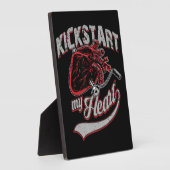 Kickstart My Heart Motorrad Art Geschenk Fotoplatte (Seite)