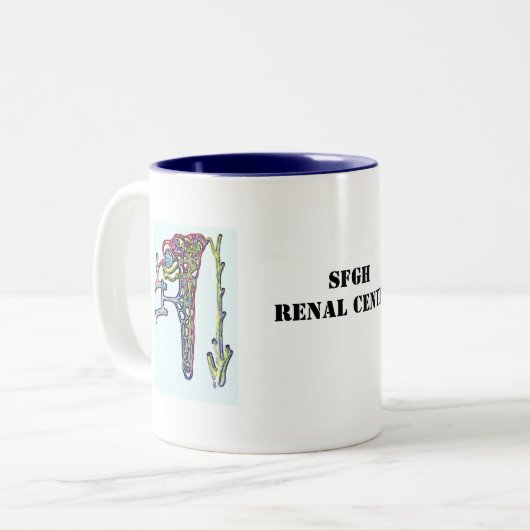 kid08, kid08b, SFGH Nierenmitte Zweifarbige Tasse (Vorderseite Links)