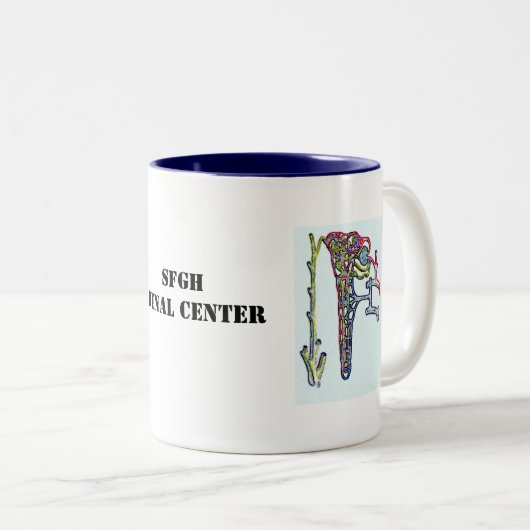 kid08, kid08b, SFGH Nierenmitte Zweifarbige Tasse (VorderseiteRechts)