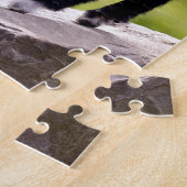 Kid auf Stein Puzzle (Seite)