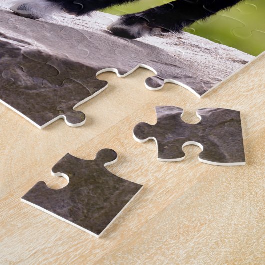 Kid auf Stein Puzzle (Seite)