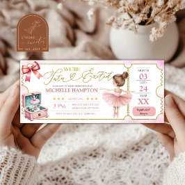 Kid Ballerina Party Ticket Kinderdusche