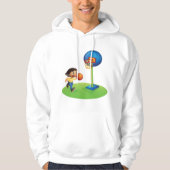 Kid Basketball spielen mit Hoop Fun Sport Hoodie (Vorderseite)