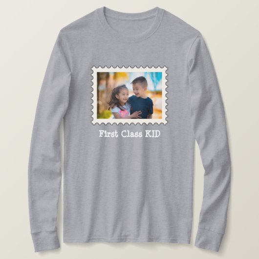 KID Bestes Kid-Foto der ersten KLASSE T-Shirt (Design vorne)