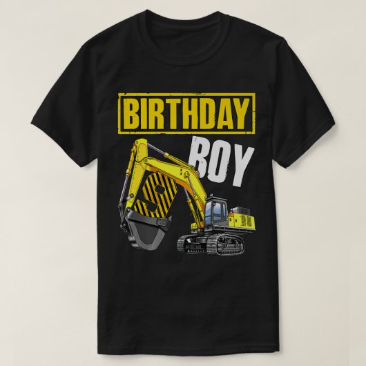 Kid Birthday Boy 9th Vehicle 9 Years Old Construct T-Shirt (Design vorne)