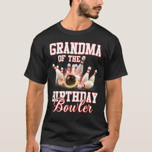Kid Bowling Party Oma des Geburtstagsbowlers T-Shirt