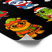 Kid Brainrot Pajama Christmas 2025 Holiday Los Dic Poster (Ecke)