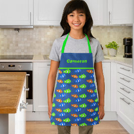 Kid Chef Clownfisch-Muster individuell Schürze
