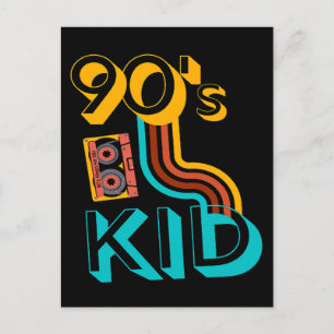 KID DER RETRO 90ER - KASSETTE LOVERS POSTKARTE