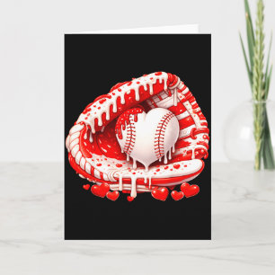 Kid Drip Eiscreme Baseball Herz Catcher Valentin Karte