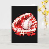 Kid Drip Eiscreme Baseball Herz Catcher Valentin Karte (Gelbe Blume)