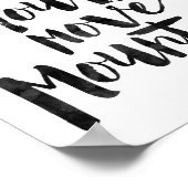 Kid du die Berge bewegen Poster (Ecke)