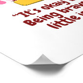 Kid Emotion mit schüchterner Ausstrahlung Poster (Ecke)