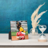 Kid-Foto für Baseball-Player Fotoplatte (InSitu)