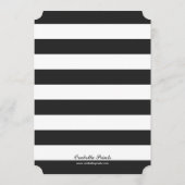 Kid Fotos Old School Classic Styling | Schwarz Save The Date (Rückseite)