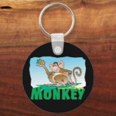 Kid Friendly Monkey Schlüsselanhänger (Vorderseite)
