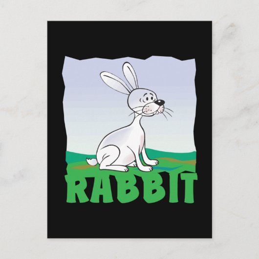 Kid Friendly Rabbit Postkarte (Vorderseite)