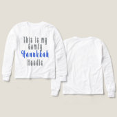 Kid Hanukkah Hoodie (Design Vorderseite & Rückseite)
